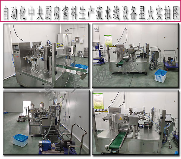  中央廚房醬料生產流水線，自動化中央廚房醬料生產流水線設備
 
